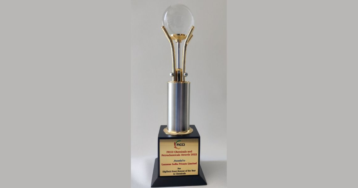 LANXESS India wins the ‘Digitech Front Runner of the year’ FICCI Award 2022